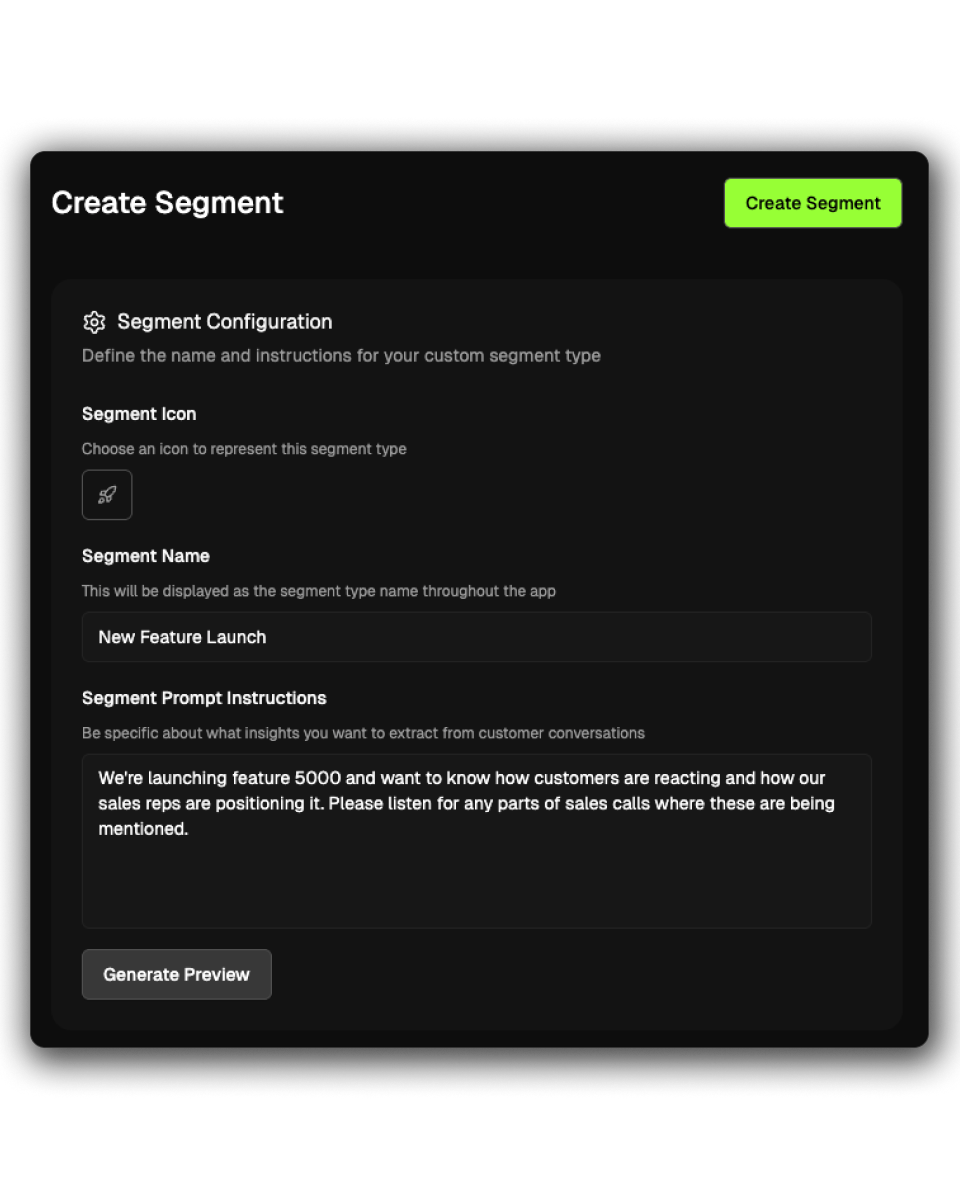 Product Launch Intelligence Screenshot